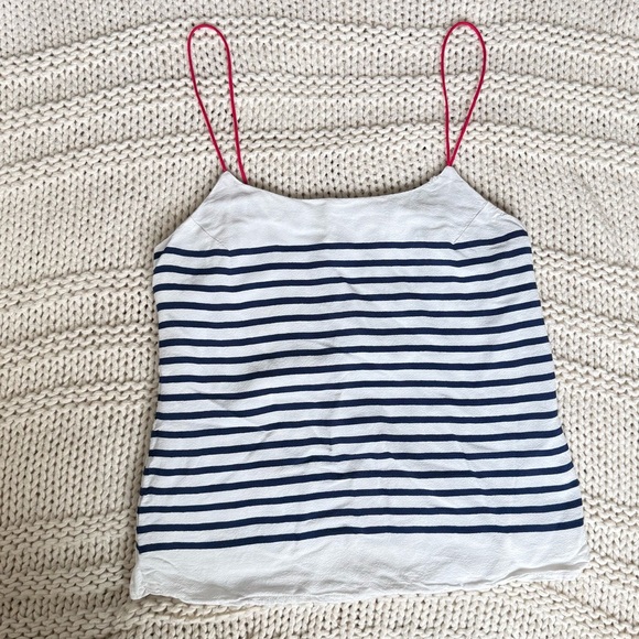 Banana Republic Tops - Banana Republic Women's Spaghetti Strap Tank Top Striped Print Size 0
